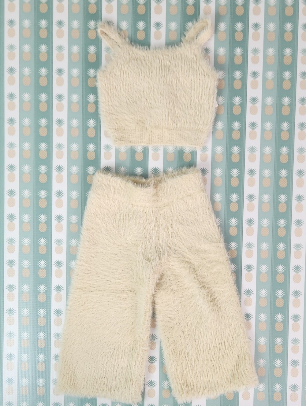 Rylee + Cru Fuzzy Knit Lounge Set